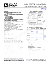AD7612BCPZ-RL Datasheet Copertura