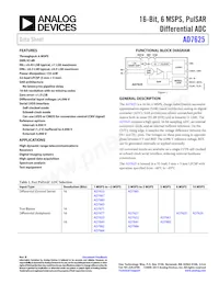 AD7625BCPZRL7 Datasheet Cover