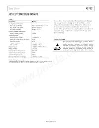 AD7631BCPZRL Datasheet Page 7