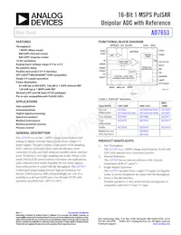 AD7653ASTZRL Datasheet Cover