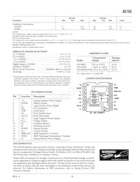AD766AN Datasheet Page 3
