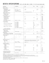AD7676ASTZRL Datasheet Page 2