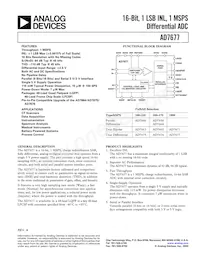 AD7677ASTZRL Datasheet Cover
