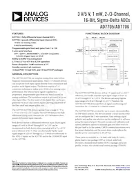 AD7706BRU-REEL7 Datasheet Cover