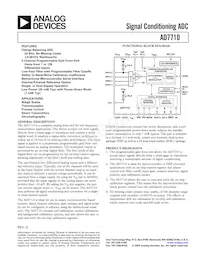 AD7710AR-REEL7 Datasheet Cover
