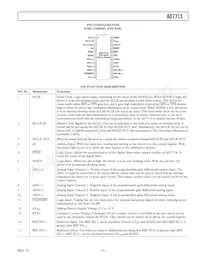 AD7713AN Datasheet Page 7