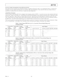AD7738BRUZ-REEL Datasheet Page 9