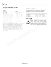 AD7780BRZ-REEL Datasheet Page 6