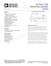 AD7790BRM Datasheet Cover