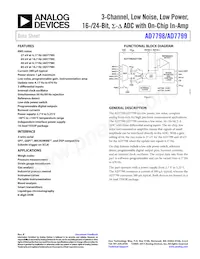 AD7799BRU-REEL Datasheet Cover