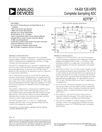 AD779KNZ Datasheet Cover