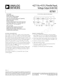 AD7801BRU-REEL7 Datasheet Cover