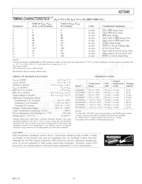 AD7840ARS-REEL Datasheet Page 3