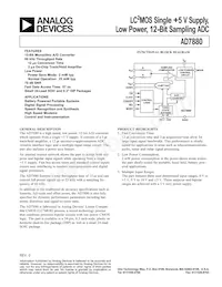 AD7880CR Datasheet Cover