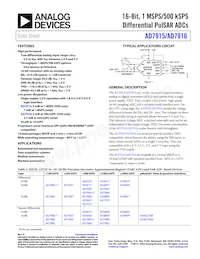AD7915BRMZ-RL7 Datasheet Copertura