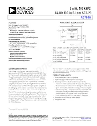 AD7940BRM-REEL7 Datasheet Cover