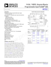 AD7951BSTZRL Datasheet Cover