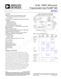 AD7952BCPZRL Datasheet Cover