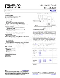 AD7961BCPZ Datasheet Cover