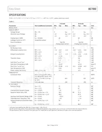 AD7980ACPZ-RL Datasheet Page 3