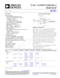 AD7983BCPZ-R2 Datasheet Copertura