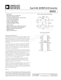 AD9059BRS-REEL Datasheet Cover