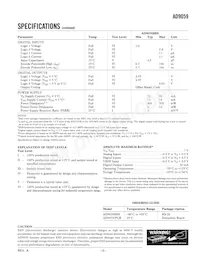 AD9059BRS-REEL Datasheet Page 3