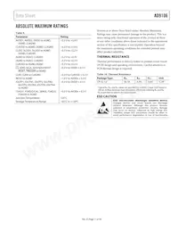 AD9106BCPZRL7 Datasheet Page 11