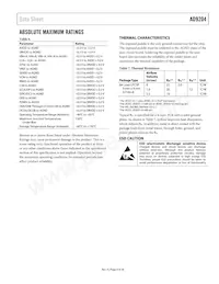 AD9204BCPZ-65 Datasheet Page 9
