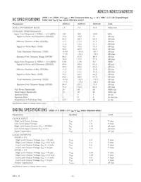 AD9221ARS-REEL Datasheet Page 3