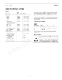 AD9222ABCPZRL7-50 Datasheet Page 9