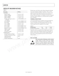 AD9230BCPZ-210 Datasheet Page 8