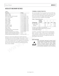 AD9231BCPZRL7-80 Datasheet Page 9