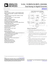 AD9250BCPZRL7-250 Datasheet Cover