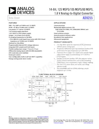 AD9255BCPZRL7-125 Datasheet Cover