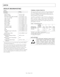 AD9258BCPZ-125 Datasheet Page 12