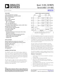 AD9259ABCPZRL7-50 Datasheet Cover