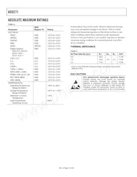 AD9271BSVZ-40 Datasheet Page 10