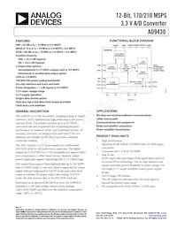 AD9430BSVZ-170 Datenblatt Cover
