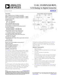 AD9434BCPZRL7-500 Datasheet Cover