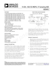 AD9445BSVZ-125 Datasheet Cover