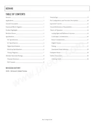 AD9446BSVZ-80 Datasheet Page 2