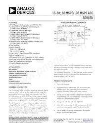 AD9460BSVZ-80 Datasheet Cover