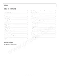 AD9460BSVZ-80 Datasheet Page 2