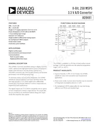 AD9481BSUZ-250 Datasheet Cover