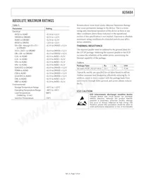 AD9484BCPZRL7-500 Datasheet Page 7