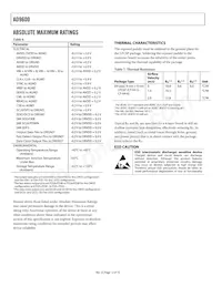AD9600ABCPZ-150 Datasheet Page 12