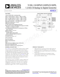AD9625BBPRL-2.6 Datasheet Cover