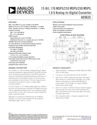 AD9626BCPZRL7-250 Datasheet Cover
