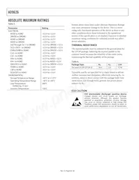 AD9626BCPZRL7-250 Datasheet Page 8